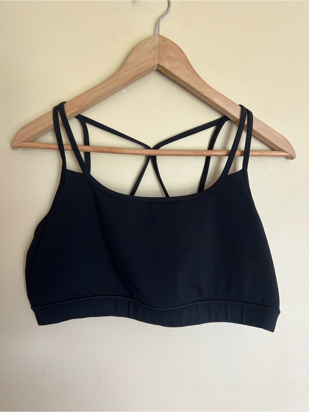 GAIAM Black Strappy Sports Bralette